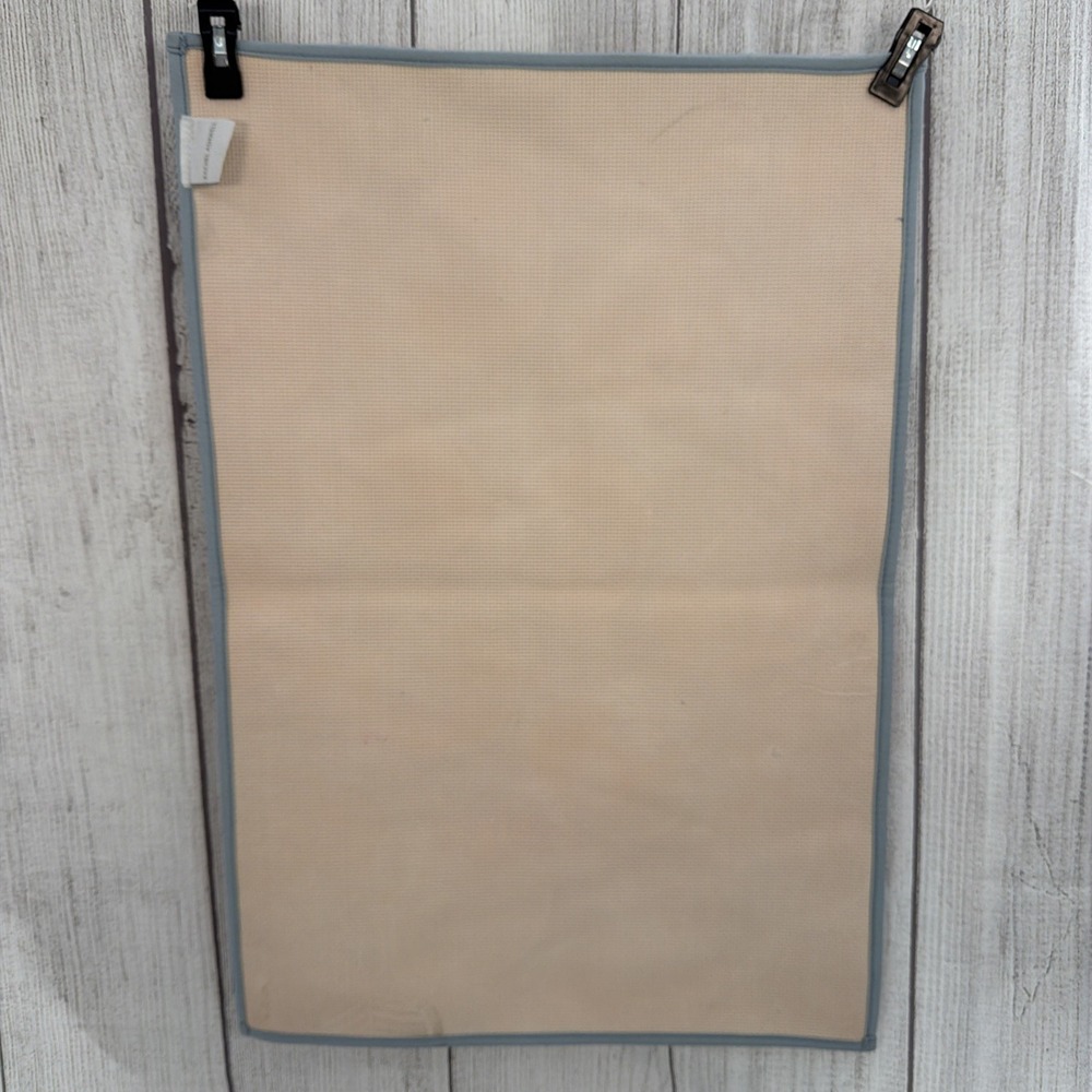 Rachel Ashwell Bathroom Mat 21x31 Blue Red Tomatoes Cottage Shabby Chic Rug - Picture 5 of 9